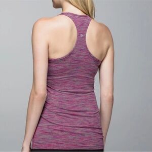 Lululemon Racerback Tank Size 6 Jeweled Magenta Wee Are From Space Stretch**